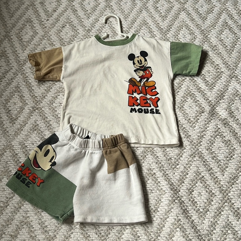Zara Disney Mickey Mouse Outfit
